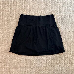 Athleta Salutation Stash Skort 14.5" - Black, Size S